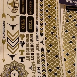 Texas Longhorns Flash Tats